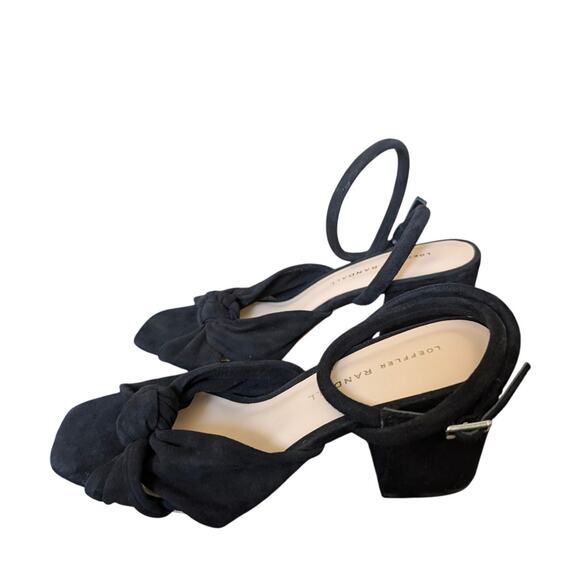 Loeffler Randall Fiamma Ankle Strap Sandal Black 6 - Picture 4 of 7